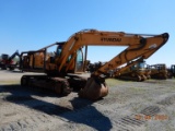 2014 HYUNDAI R160LC-9 HYDRAULIC EXCAVATOR,  EROPS, TBG, STANDARD STICK, AUX