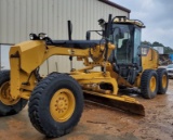 2008 CATERPILLAR 140M MOTOR GRADER, 11,818 hrs  CAB, AC, ARTICULATED S# CAT