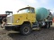 1996 AUTOCAR MIXER TRUCK,  CATERPILLAR DIESEL, 9-SPEED, TWIN SCREW, SPRING