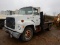 1981 FORD 900 FLATBED TRUCK,  CATERPILLAR DIESEL, 5+2 SPEED S# 07862, UNVER