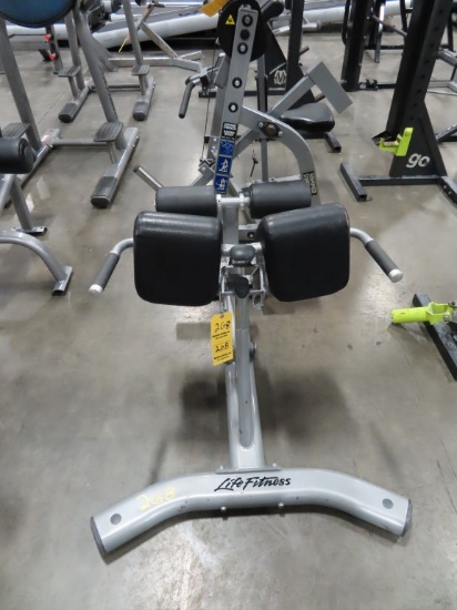 LIFE FITNESS SIGNATURE SERIES BACK EXTENSION- MODEL SBE FRAME BOX- PLT |  Industrial Machinery & Equipment Business Liquidations Gym Liquidations |  Online Auctions | Proxibid