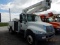 2007 INTERNATIONAL 4300 BUCKET TRUCK, 7,300+ MILES ON METER  IH DT466 DIESE