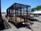 ENCLOSED TRASH TRAILER,  16', BUMPER PULL, TANDEM AXLE, ELECTRIC BRAKES ***