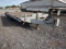 1977 BELS FLATBED EQUIPMENT TRAILER,  PINTLE HOOK , DUAL WHEEL TANDEM AXLE