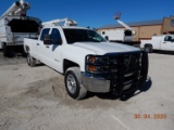 2019 CHEVROLET 2500 HD PICKUP TRUCK, 43,693 MILES  CREW CAB, 6.0L GAS ENGIN