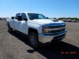 2018 CHEVROLET 2500 HD PICKUP TRUCK, 81,304  CREW CAB, 6.6L DURAMAX DIESEL,