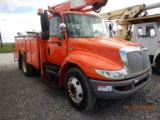 2009 INTERNATIONAL 4300 BUCKET TRUCK, 159,067 MILES  DIESEL ENGINE, A/T, PT