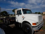 1991 INTERNATIONAL 4900 6X4 TRUCK TRACTOR, 87,429 MILES  DAY CAB, IH DT466