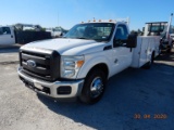 2011 FORD F350XL UTILITY PICKUP TRUCK, 178,306 MILES  2WD, 6.7L POWERSTROKE