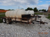 2014 LAMAR 18' UTILITY TRAILER,  BUMPER PULL, ELECTRIC BRAKES,  TANDEM AXLE