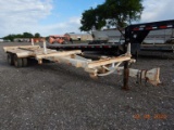 2010 BROOKS BROTHERS UTILITY POLE TRAILER,  EXTENDABLE NECK , SPRING RIDE ,