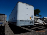 1996 FRUEHAUF BOX VAN TRAILER,  48', TANDEM AXLE, AIR RIDE, 22.5 TIRES ON H