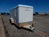 2007 W&W ENCLOSED CARGO TRAILER,  16',  BUMPER PULL, TANDEM AXLE, ELECTRIC