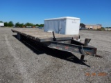 2010 SOUTHWEST GOOSENECK EQUIPMENT TRAILER,  TONGUE PULL, DUAL WHEEL TANDEM