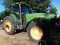 JOHN DEERE 8300 WHEEL TRACTOR,  MFWD, POWER SHIFT, QUAD REMOTES, QUICK HITC