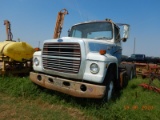 1985 FORD 9000 TRUCK TRACTOR,  DAY CAB, CUMMINS DIESEL, 6 SPEED, TWIN SCREW