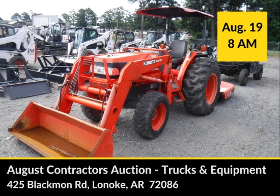 AUGUST CONTRACTORS AUCTION - TRUCK & EQUIPMENT