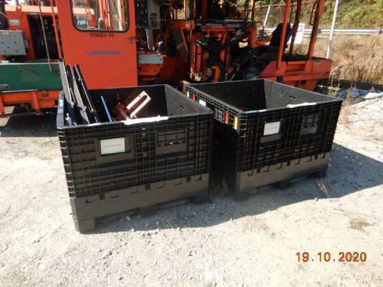 (2) PALLETS WITH FAIRMONT SPIKER PARTS, CYLINDERS AND MISC.   LOAD OUT FEE: