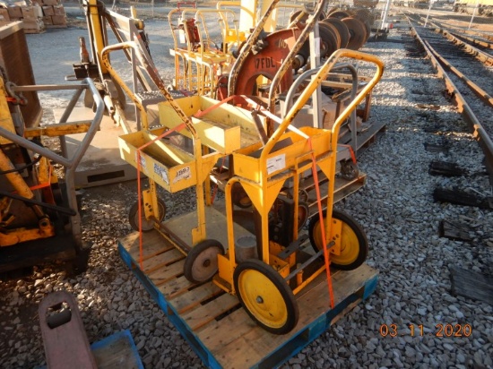 PALLET WITH (3) TOOL CARTS
