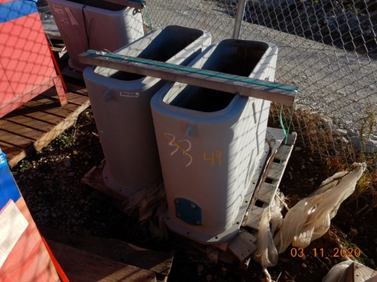 PALLET WITH (2) STACK MUFFLERS