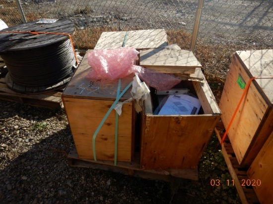 PALLET WITH ELECTRONIC ENGINE GOVENOR ACTUATORS