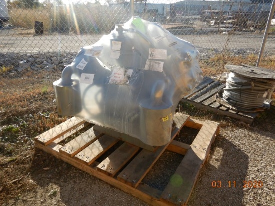 WABTEC TRIANGLE AIR COMPRESSOR,  6 CYLINDER, WATER COOLED