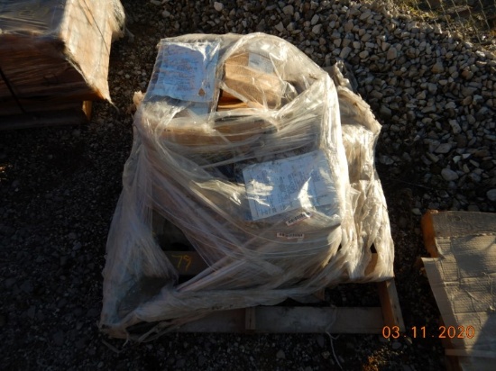 PALLET WITH FUEL PUMP ASSEMBLY, CAM SECTION AND MISC.