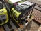 RYOBI 4000 WATT PORTABLE GENERATOR,  GAS POWERED