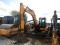2014 JCB 86 C-1 ECO COMPACT ELEVATOR, 1,711+ hrs,  CAB, AC, RUBBER TRACKS,