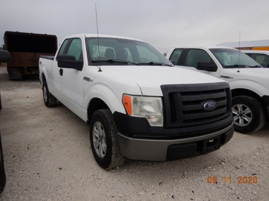 2010 FORD F150XL PICKUP TRUCK, 216,844 MILES  2WD, EXTENDED CAB,  4.6L GAS,