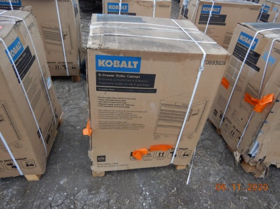 KOBALT 6 DRAWER ROLLER TOOL CABINET,  **NEW/UNUSED**