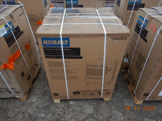 KOBALT 6 DRAWER ROLLER TOOL CABINET,  **NEW/UNUSED**