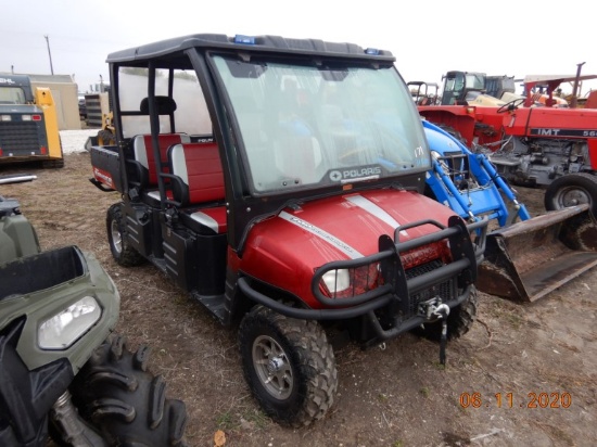 2009 POLARIS RANGER 700 ATV, 674+ mi,  4 X 4, 4-SEATER, ELECTRIC WINCH S# 9