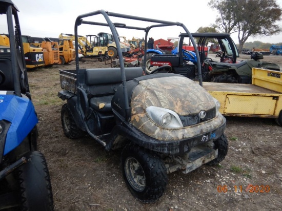 2012 KUBOTA RTV 500 ATV, 2,743+ hrs,  4 X 4, GAS S# N/A