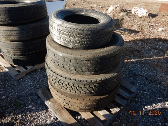 ASSORTED TRUCK TIRES