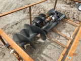 WOLVERINE SKID STEER AUGER ATTACHMENT,  WITH 12