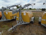 2011 WARREN POWER SYSTEMS MODEL WCW84MH LIGHT TOWER, 3834 HRS  CAT DIESEL,