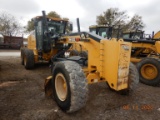 2013 JOHN DEERE 870GP MOTOR GRADER, 8047 HRS  CAB & A/C, PUSH BLOCK, REAR R