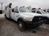 2012 DODGE 5500 MECHANICS TRUCK, 226,321 MILES  2WD, CREWCAB, 6.7L CUMMINS