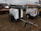 ALLMAND NIGHT LITE PRO II SERIES LIGHT TOWER, 3248 HRS  KUBOTA DIESEL, RUNS