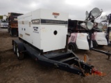 2011 MULTIQUIP DCA150SSIU PORTABLE GENSET, 4150 HRS  ISUZU 6CYL DIESEL, 120