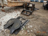 LOT WITH TULSA WINCH, HEADACHE RACK, TAIL ROLLER AND 5TH WHEEL