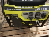 RYOBI 6500 WATT PORTABLE GENERATOR,  GAS POWERED