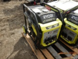 RYOBI 4000 WATT PORTABLE GENERATOR,  GAS POWERED