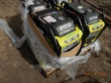 RYOBI 4000 WATT PORTABLE GENERATOR,  GAS POWERED
