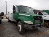 2004 INTERNATIONAL 4300 UTILITY TRUCK, 129,111 MILES  EXTENDED CAB, DT466 D
