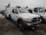 2011 DODGE 5500 MECHANICS TRUCK, 319,525 MILES  2WD, CREWCAB, 6.7L CUMMINS,