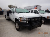 2009 CHEVROLET 3500 UTILITY PICKUP TRUCK, 98,934 MILES  4WD, EXTENDED CAB,