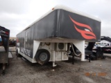 1998 CM CARGO TRAILER,  GOOSENECK, 26', TANDEM AXLE, 10' WOOD PANELED OFFIC