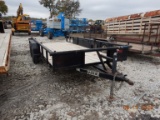2011 TIGER UTILITY TRAILER,  16', BALL HITCH, SPRING RIDE S# BM001977